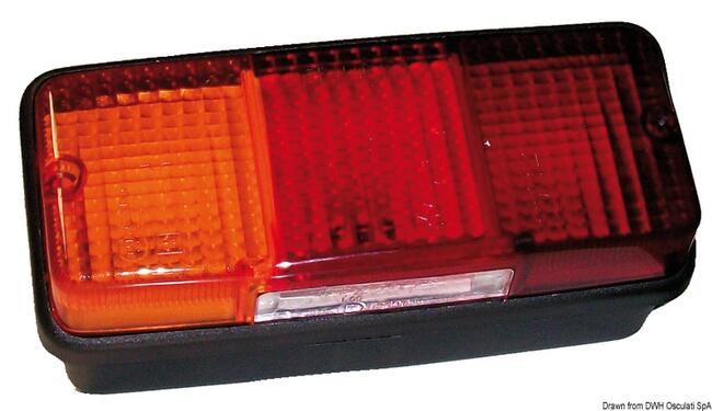 Fanale Posteriore Sx 4 Funzioni 3 Lampadine