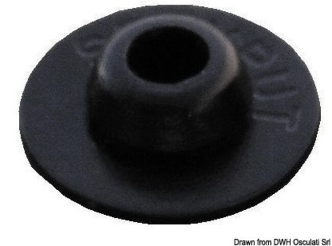 Contropiastra In Plastica Stayput Press Nero