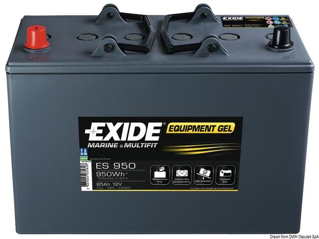 Batteria Exide Gel 85 Ah