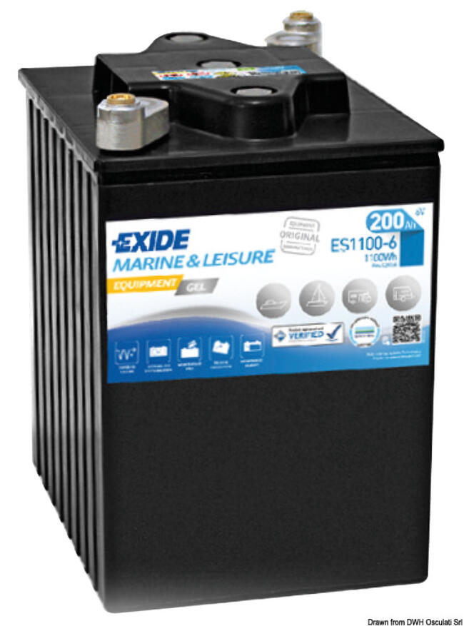 Batteria Exide Gel 60 Ah