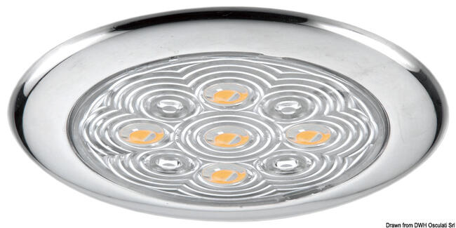 Plafoniera 5 Led Luce Bianca