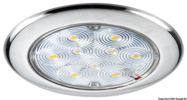 Plafoniera 9 Led Luce Bianca