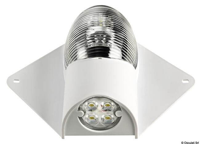 Luce Di Via/coperta Led 12/24 V Corpo Bianco