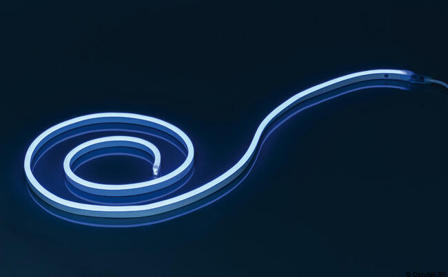Barra Luminosa Led Flessibile Neon 24v Blu