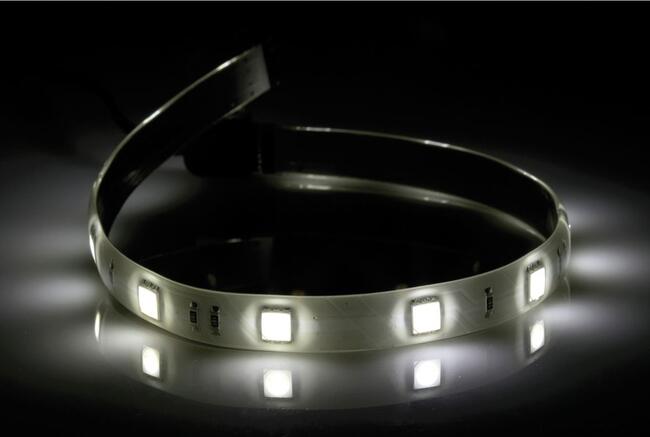 Strip Di Ambientazione 12 Led Bianchi