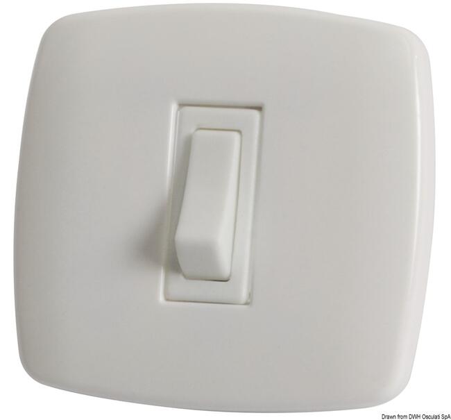 Interruttore Contemporary 1 P. Bianco