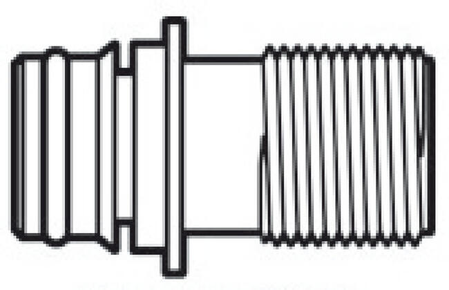 Portagomma Diritto 1/2"