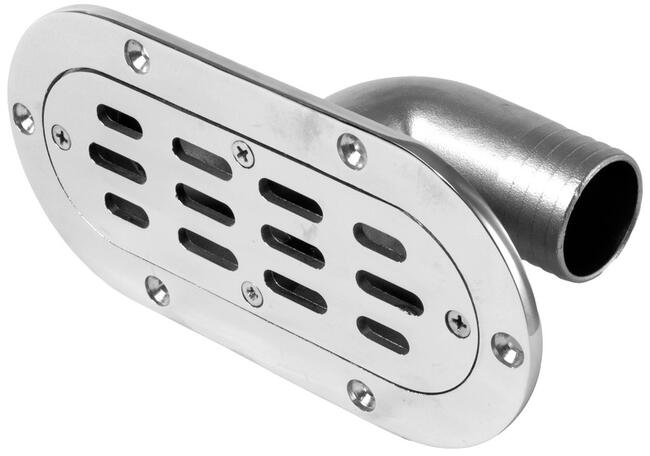 Scarico Pozzetto Inox Ovale