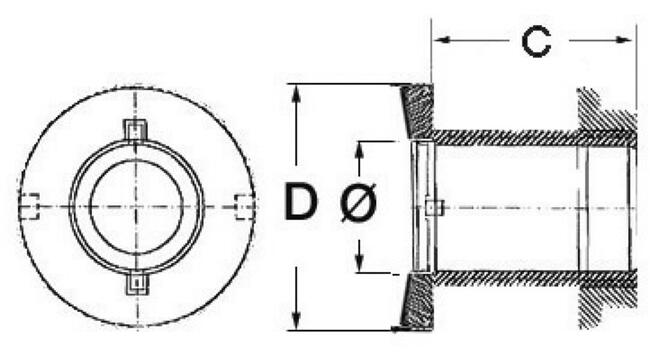 Scarico Senza Portagomma 3/4"