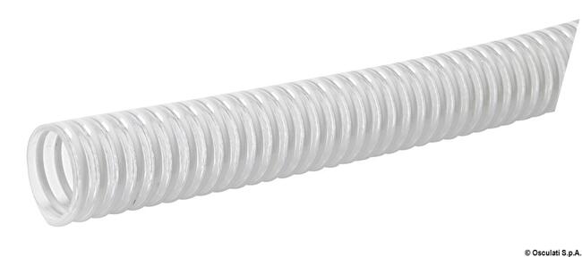 Tubo Con Spirale In Pvc Bianco 26 Mm