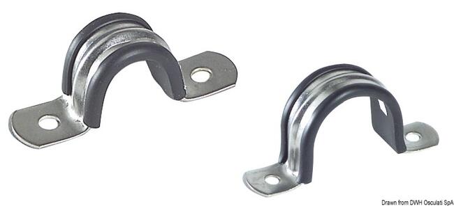 Cavallotti Tubi Inox/gomma 20 Mm