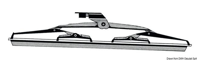 Spazzola Inox Tergicristallo 457 Mm