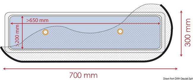 Zanzariera 700 X 300 Mm