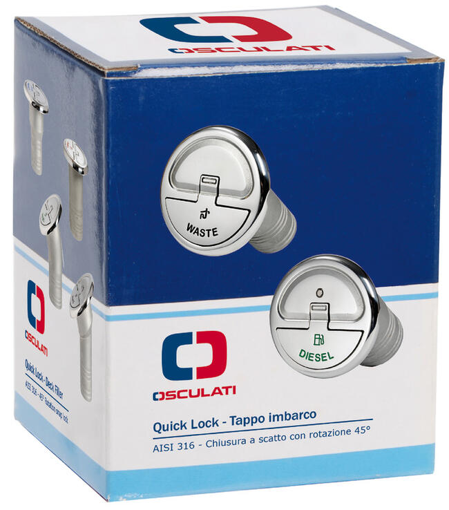 Tappo Imbarco Quick Lock Diesel Mm 50