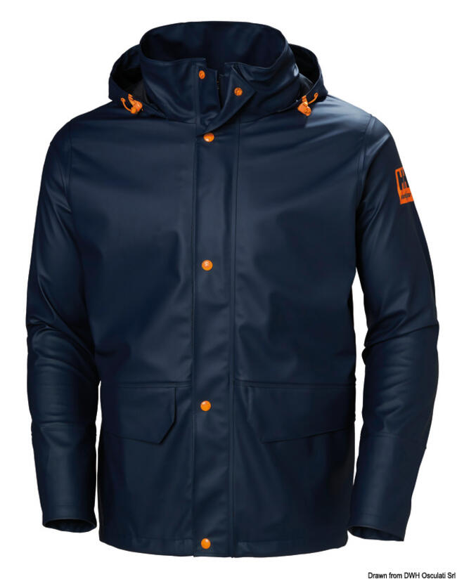 Hh Gale Rain Jacket Navy M