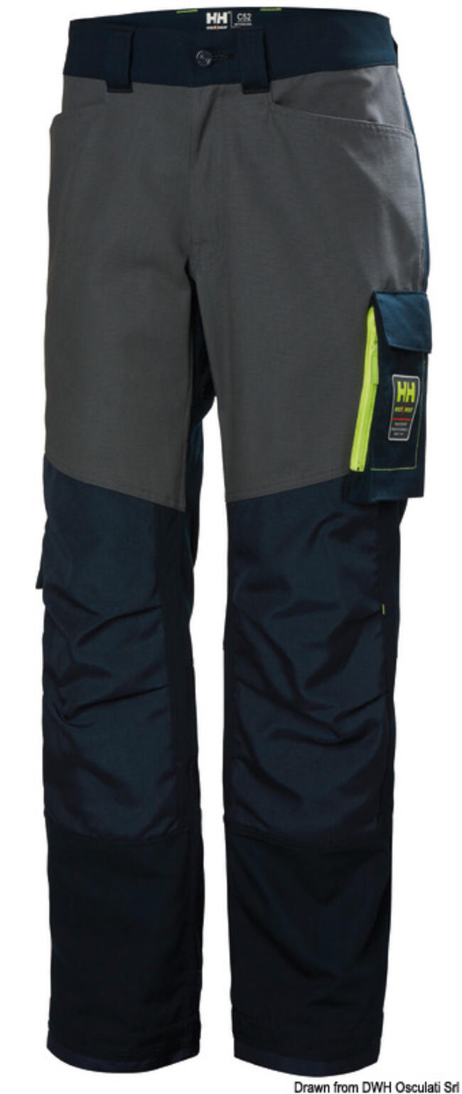 Hh Aker Work Pant Navy/grigio Tg. 50