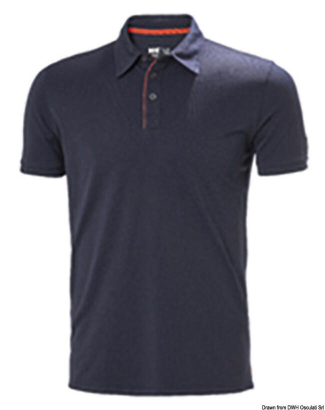 Hh Kensington Tech Polo, Blu Navy M