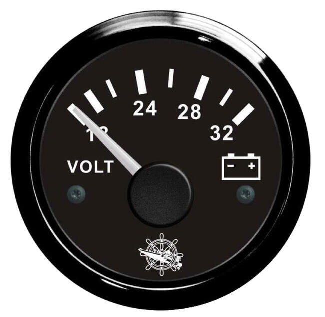 Voltmetro 18/32 V Nero/nera