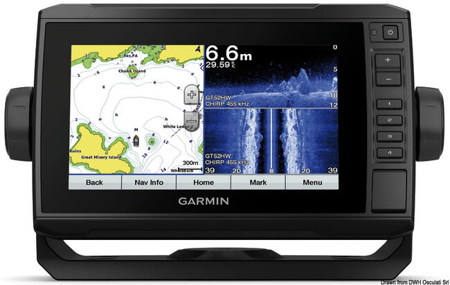 Charplotter Garmin Echomap Uhd 72sv Senza Trasd.