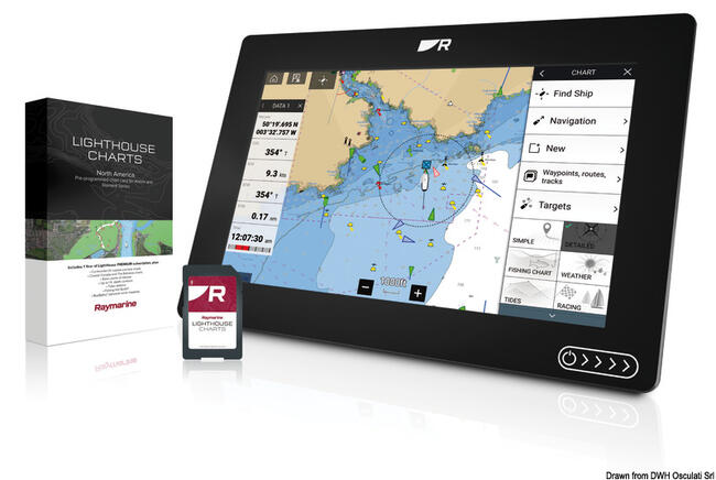 Lighthouse Chart Cartografia Raymarine Micro Sd