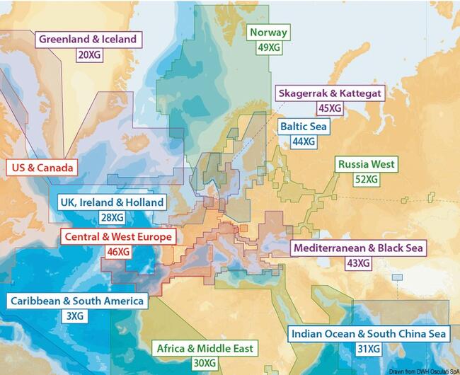 Cartografia Navionics Xl9-navionics+ Global Region