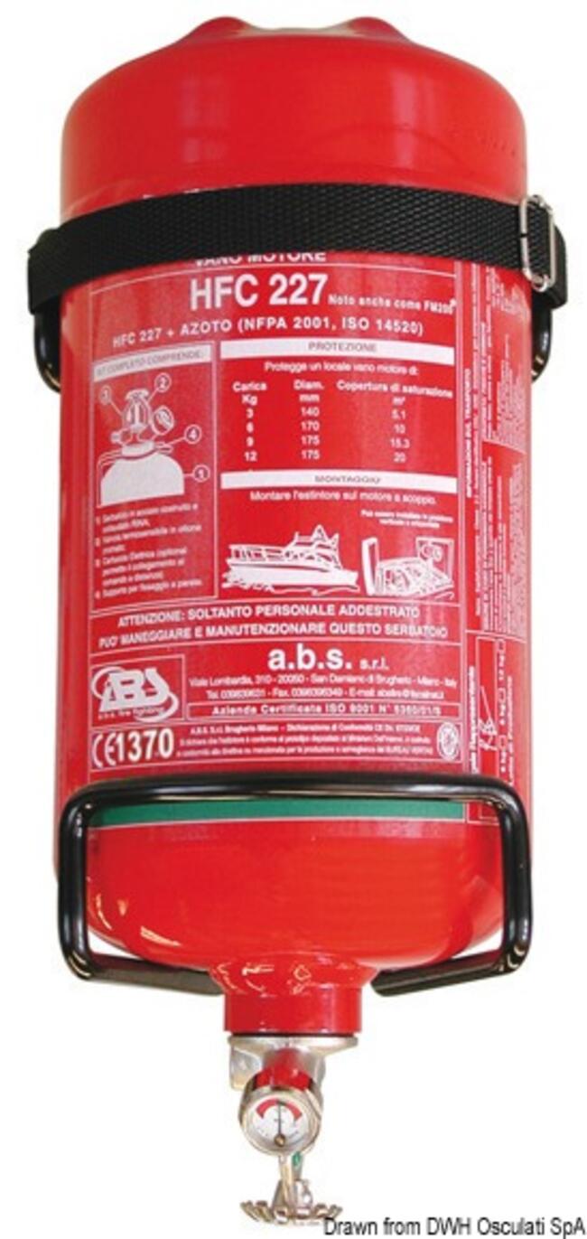 Estintore Easy Fire Con Pressostato 12 Kg