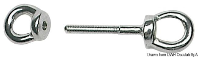 Doppio Anello Inox 10x80 Mm