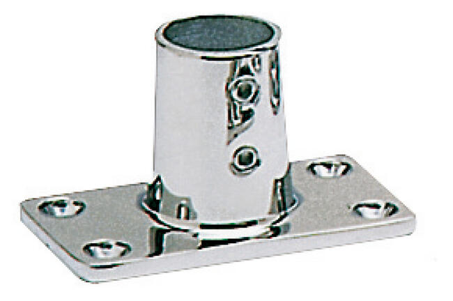 Base Inox Diritta Quadra 22 Mm