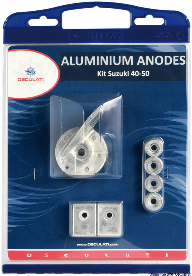 Kit Anodi Suzuki 40/50 Hp Alluminio