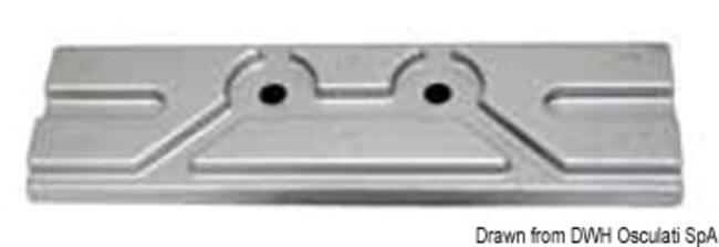 Anodo Magnesio Piastra Fb Mercury/mariner 150 Hp