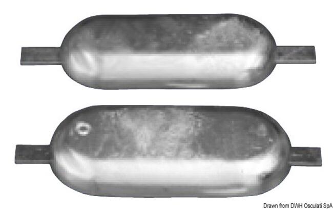 Anodo Magnesio Da Saldare Mm 400 X 152 4 Kg