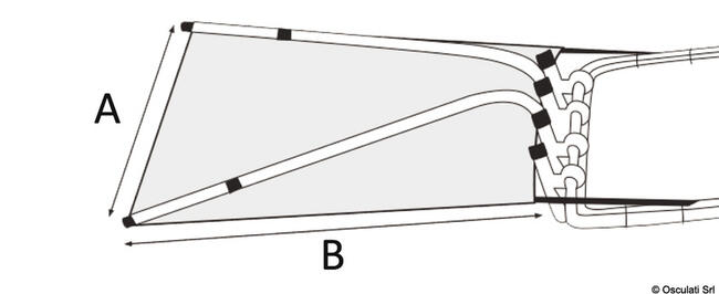 Estensione T-top Oceansouth Cm 137 X 121 Bianco