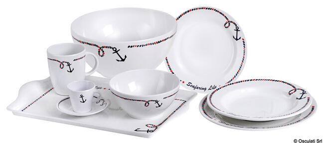 Set 6 Piatti Dessert Antiscivolo ø 20 Cm