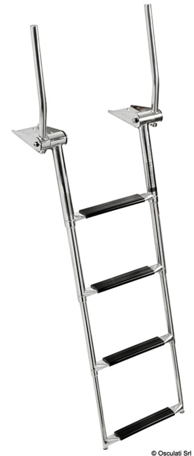 Scaletta Telescopica 4 Gradini Con Maniglie