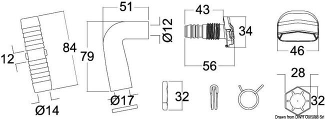 Kit Immissione Acqua Pulita Tecma Bianco