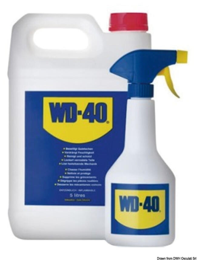 Lubrificante Multiuso Wd-40 5lt + 1 Dosatore Spray