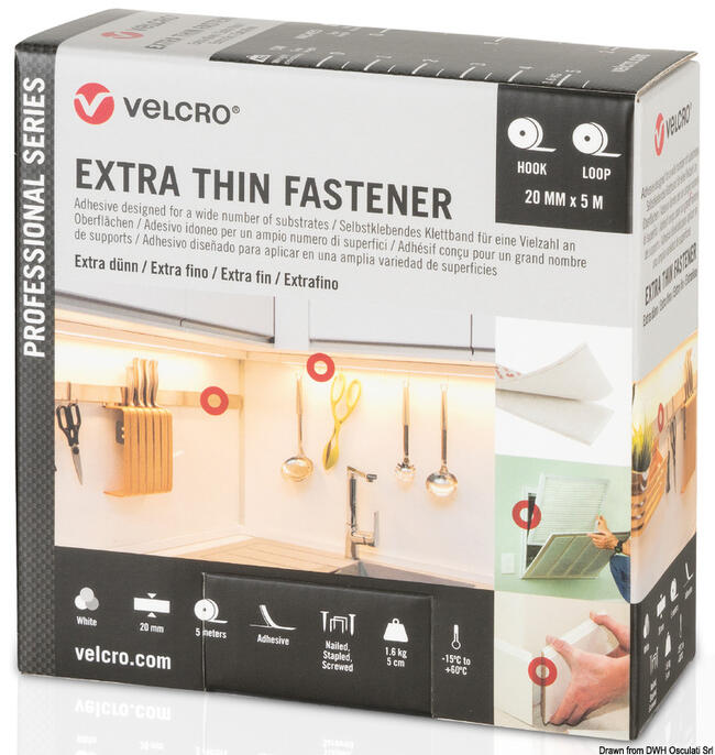 Velcro® Brand Extra Thin Fastener