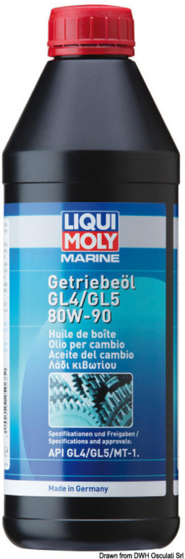 Marine Olio Piede Poppiero Gl4/gl5 80w-90 - 1 L