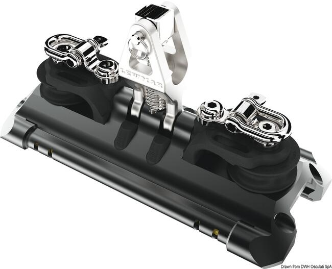 Carrello Randa 1 Supporto Verticale Pulegge Doppie Con Arricavo