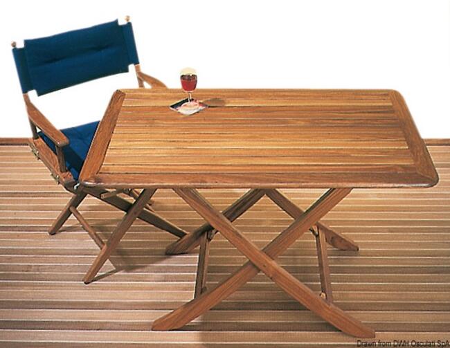 Tavolo Teak 118x70 Cm