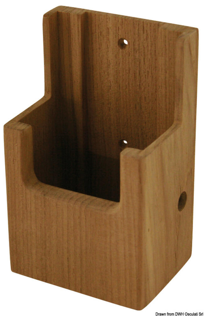 Porta Vhf Teak 132x73x43 Mm