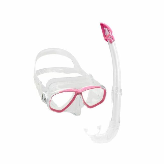 Set Perla + Mexico Clear/pink Adulto Cressi