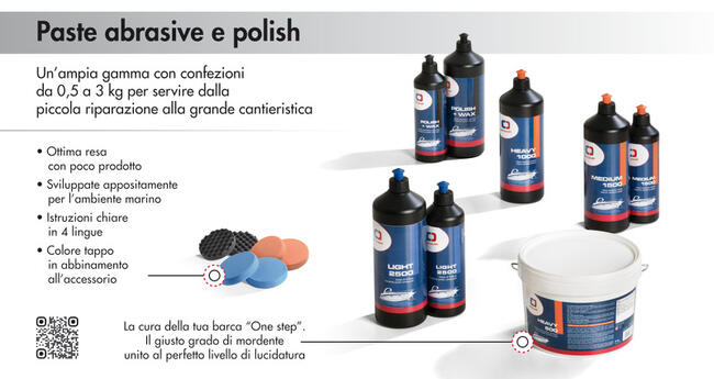Pasta Abrasiva Osculati Heavy 600 Black 3 Kg