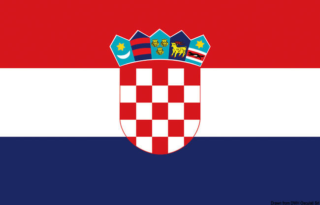 Bandiera Croazia 20 X 30 Cm