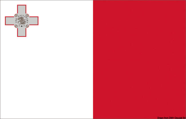 Bandiera Malta 30 X 45 Cm