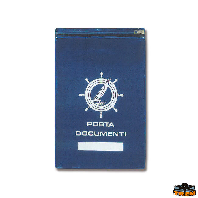 Porta Documenti Con Decoro Marino 26x20 Cm