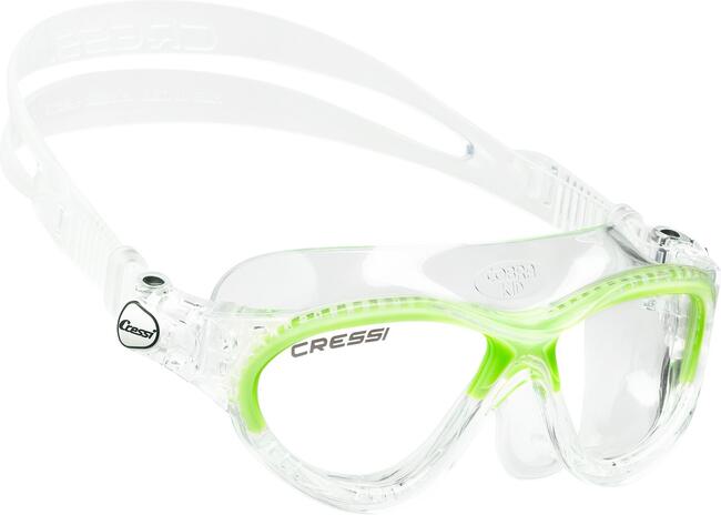 Occhialini Mini Cobra Goggles Clear/frame Lime Cressi