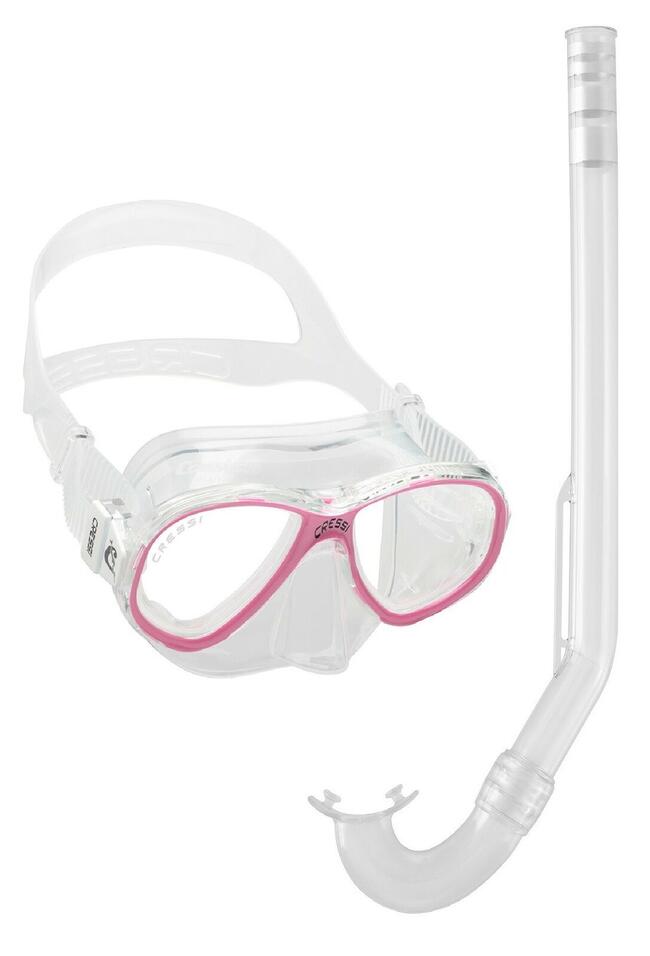 Combo Set Maschera Aeratore Perla Jr + Minigringoclear/pink