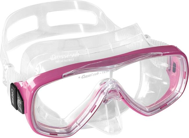 Maschera Onda Mask Sil Clear/frame Pink Cressi Sub