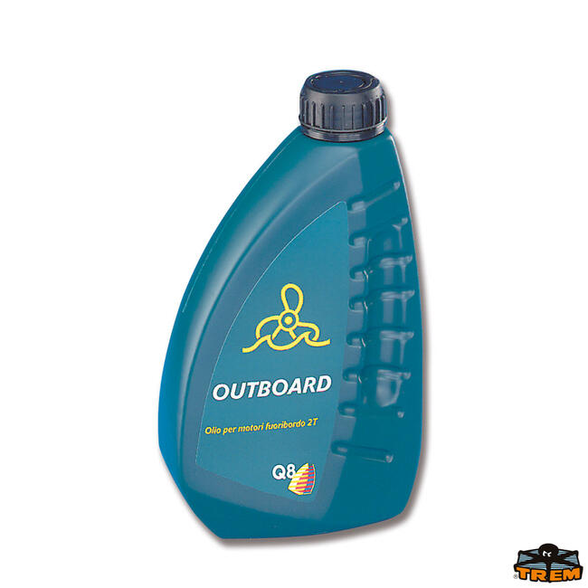 Olio Q8 Outboard Per Motori 2 Tempi 1 Lt